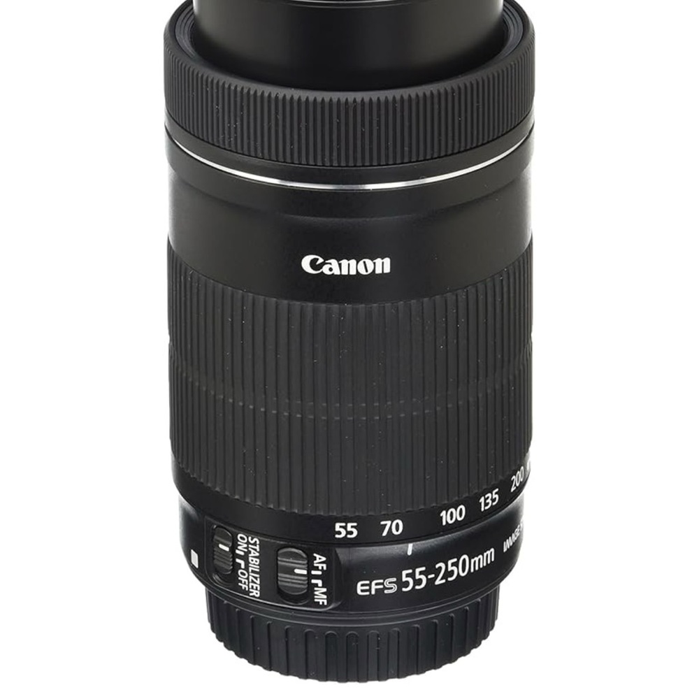 Canon Black EF-S 55-250mm Lens